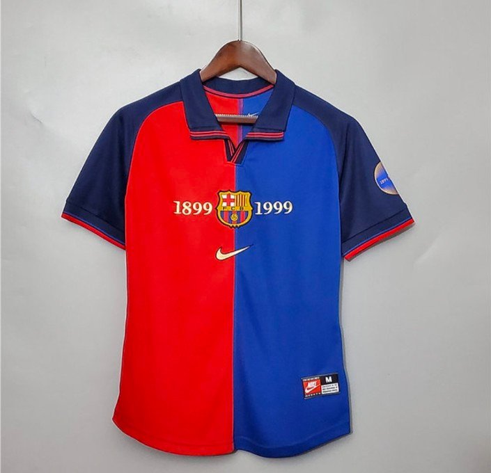 FC Barcelona Jersey 100th Anniversary 1999 - Retro kit FC Barcelona Jersey 100th Anniversary 1999 - Retro kit