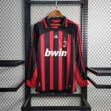 AC Milan Home retro 2007 Final Champions league longsleeves 1 AC Milan Home retro 2007 Final Champions league longsleeves