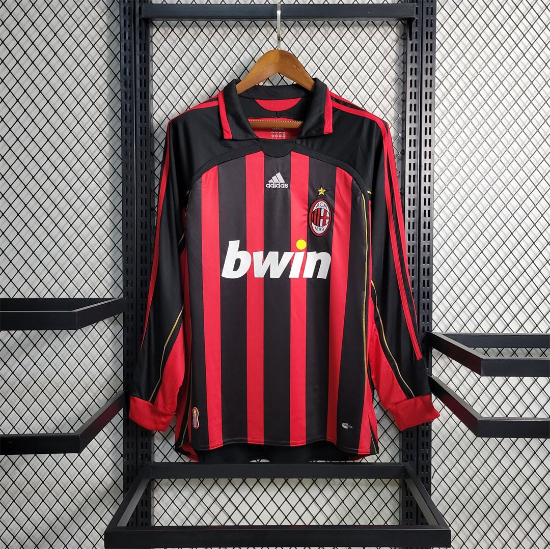 AC Milan Home retro 2007 Final Champions league longsleeves AC Milan Home retro 2007 Final Champions league longsleeves