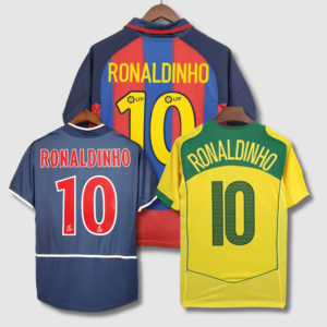 Ronaldinho retro jerseys collection