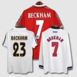 Beckham retro jerseys collection (3 jerseys)