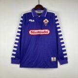 Fiorentina Home retro jersey longsleeves 1998-1999 1 Fiorentina Home retro jersey longsleeves 1998-1999