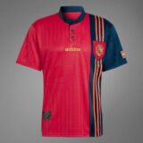 Spain 1996 Home Jersey Red IT7754 HM30
