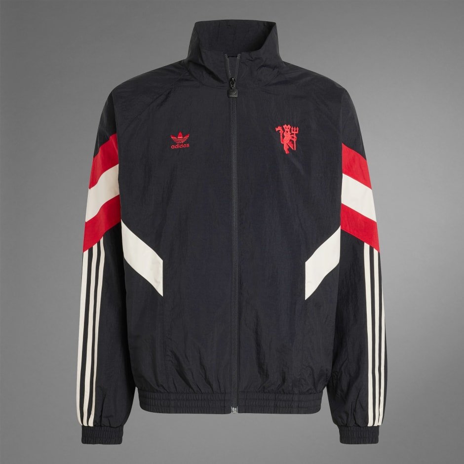Track top Manchester United Originals - Black & Red 2025 Track top Manchester United Originals - Black & Red 2025