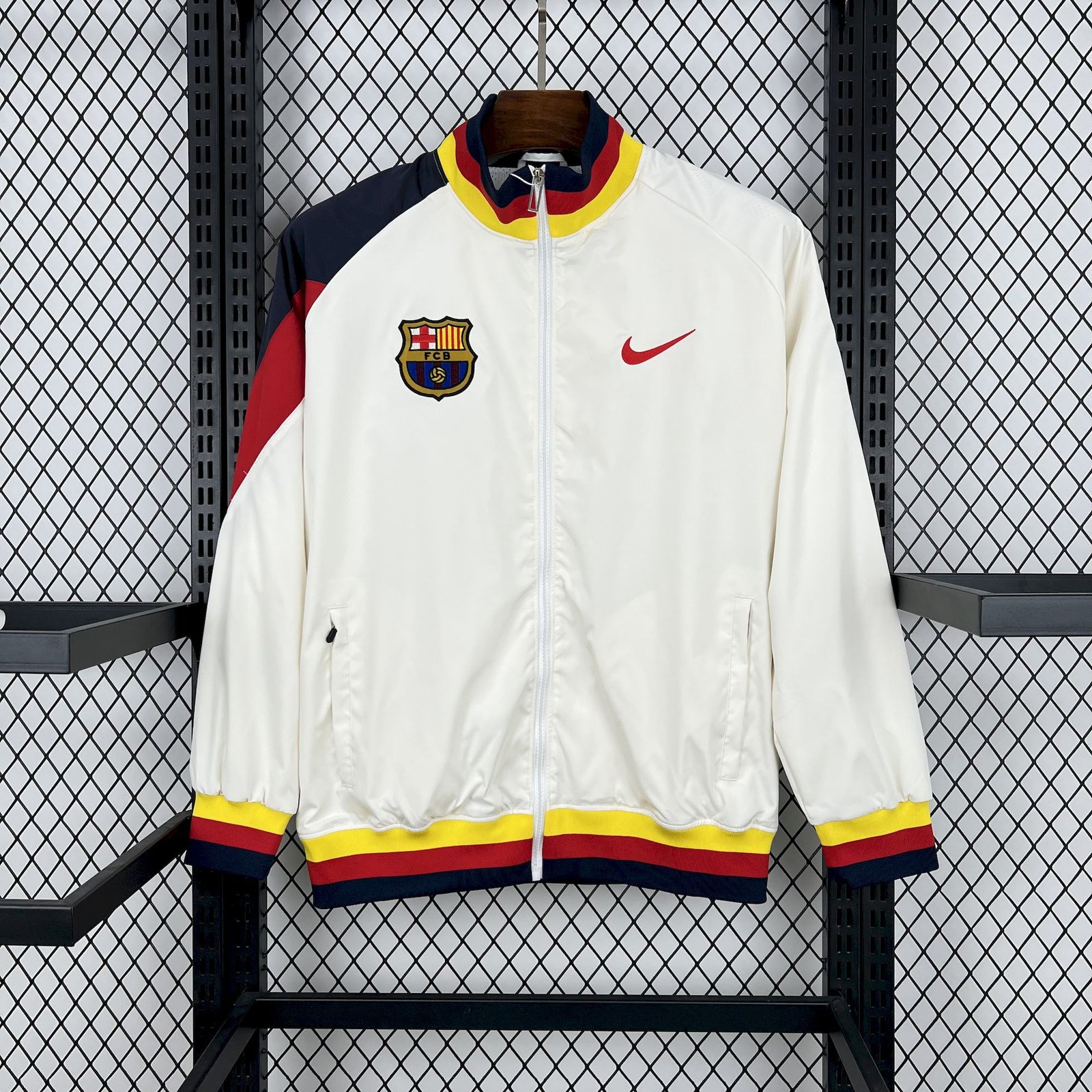 Barcelona 1994-95 Windbreaker track top Originals - retro jacket Barcelona 1994-95 Windbreaker track top Originals - retro jacket