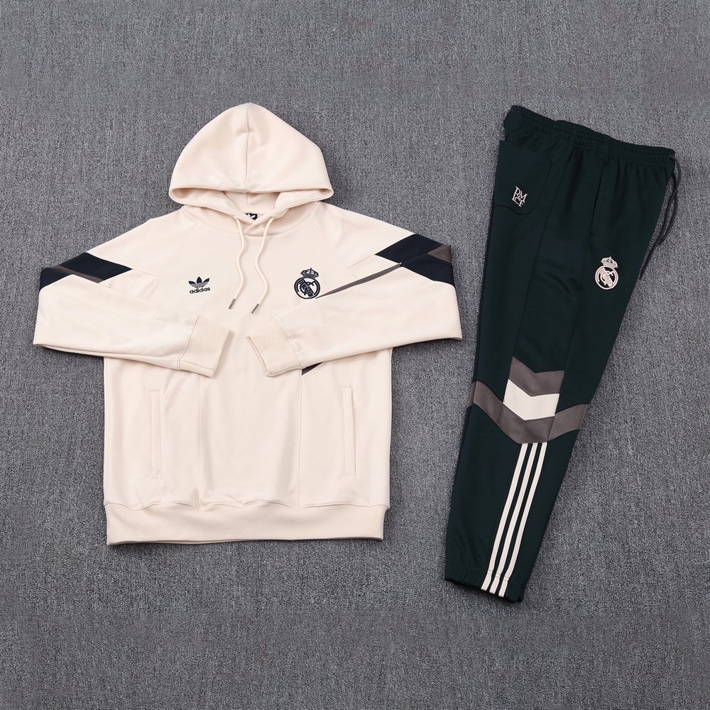 Real madrid off-white & grey Tracksuit originals Real madrid off-white & grey Tracksuit originals