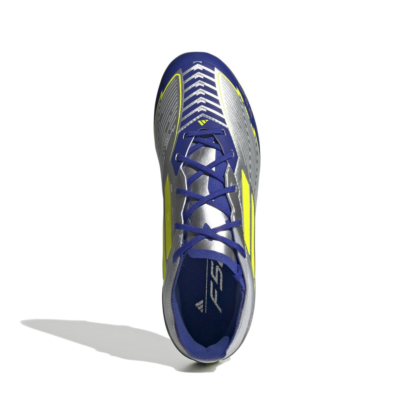 300503_adidas-f50-messi-elite-gras-voetbalschoenen-fg-kids-zilver-donkerblauw-geel 300503 adidas f50 messi elite gras voetbalschoenen fg kids zilver donkerblauw geel