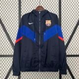 Barcelona navy and blue Windbreaker Jacket 2025 1 Barcelona navy and blue Windbreaker Jacket 2025