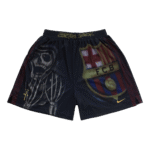 Travis scott Special collaboration with Barca Short - Cactus Jack skeleton Motif
