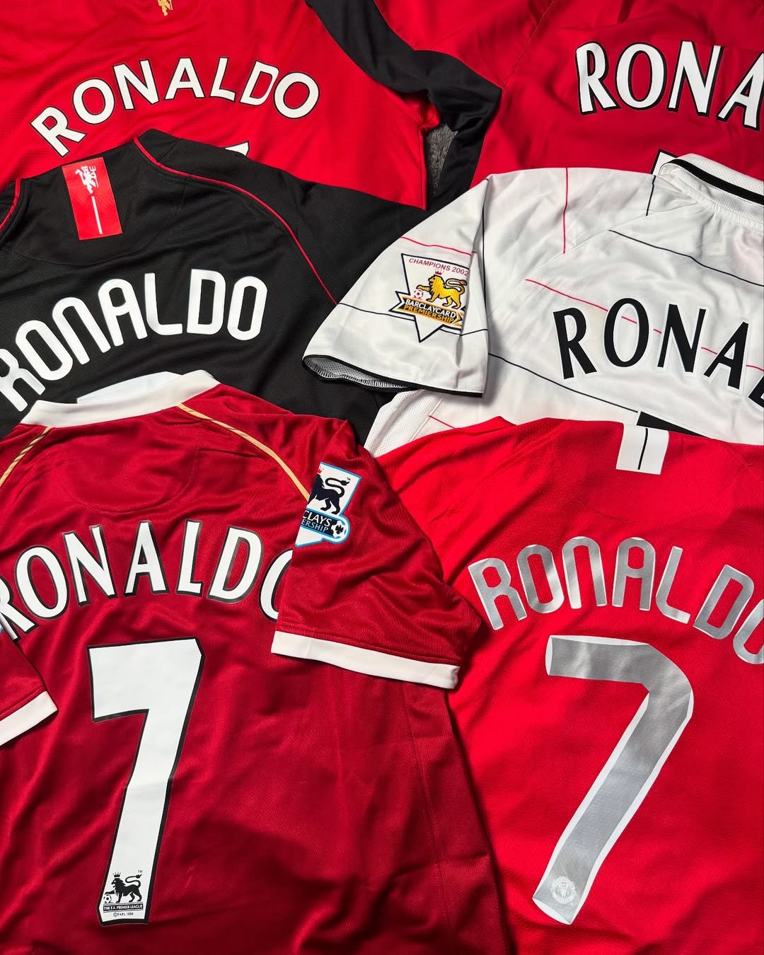 Manchester united retro jersey collection cristiano ronaldo (6) Cristiano Ronlado Manchester United retro jerseys collection - 6 jerseys