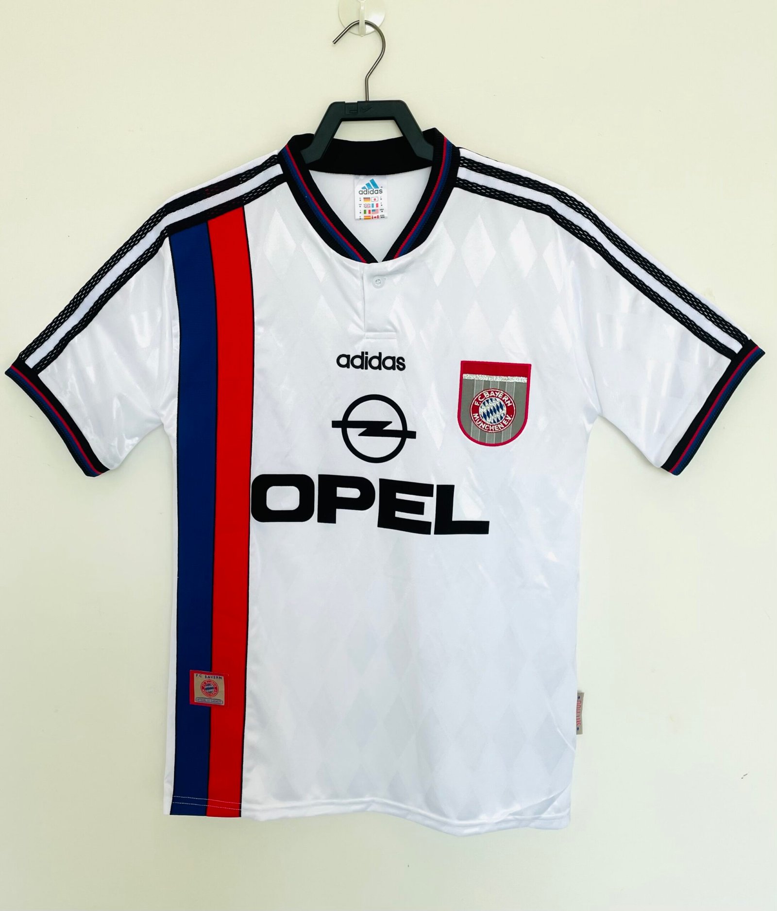 ba050926 Bayern Munchen Away Retro jersey 1997-1998