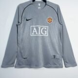Manchester united Third Retro Long sleeves jersey 2007-2008 1 Manchester united Third Retro Long sleeves jersey 2007-2008