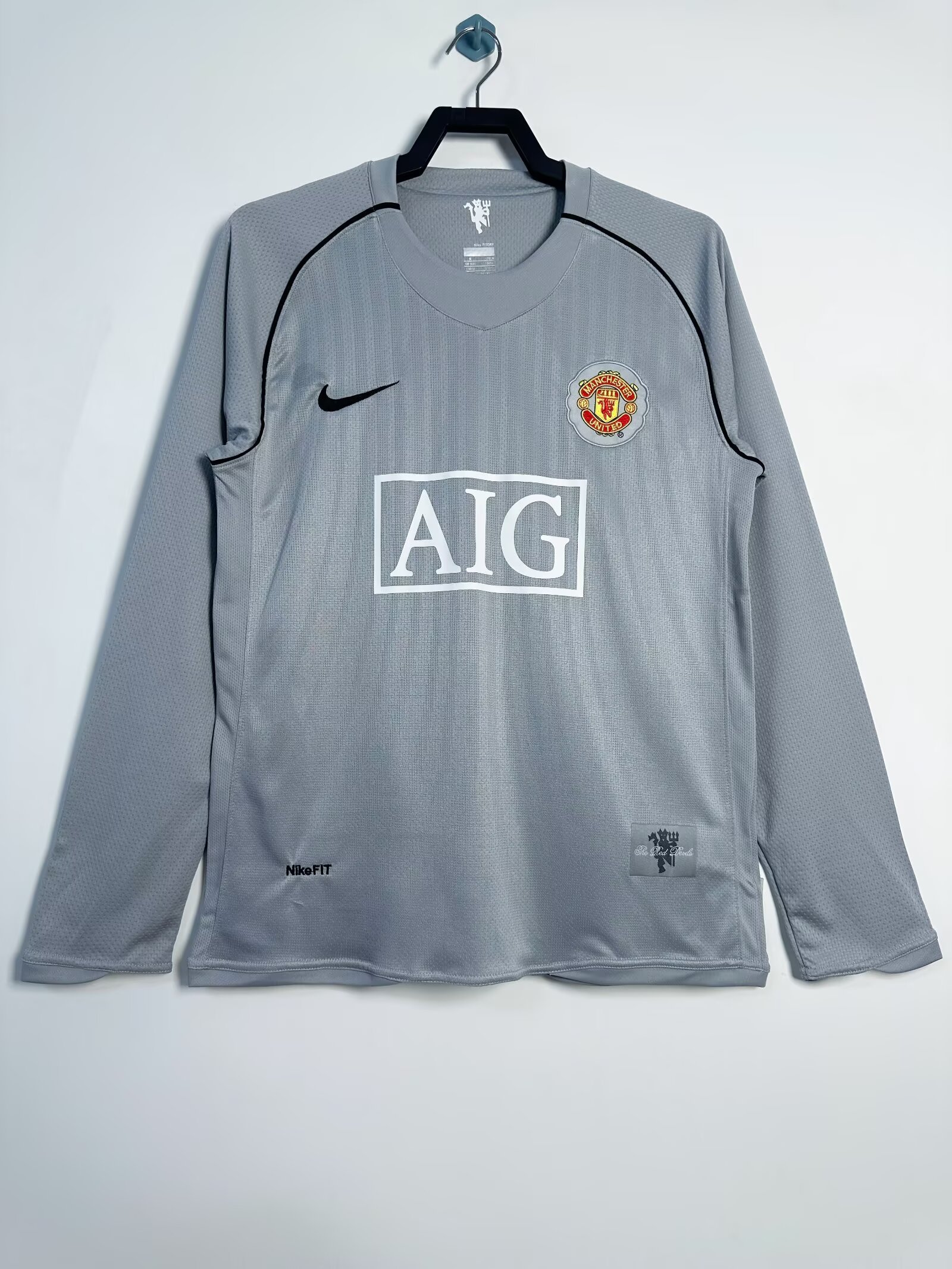 d38e749d Manchester united Third Retro Long sleeves jersey 2007-2008