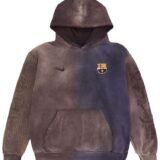Nike FC Barcelona x Cactus Jack Split-Dye Crest Hoodie 'Brown' 1 Nike FC Barcelona x Cactus Jack Split-Dye Crest Hoodie 'Brown'