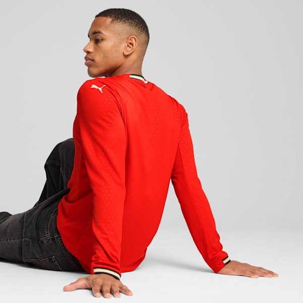 Portugal-'25-Home-Replica-Men's-Long-Sleeve-Jersey (1) Portugal 25 Home Replica Mens Long Sleeve Jersey 1