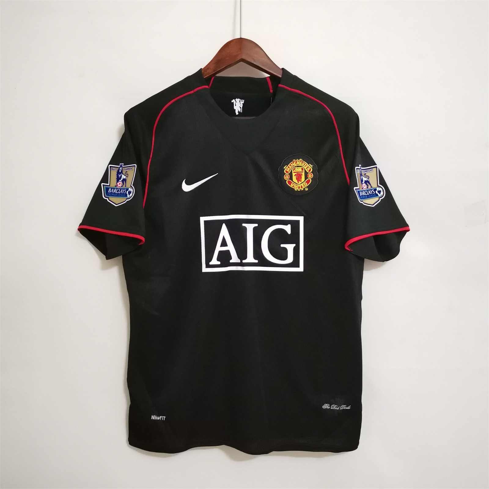 Manchester United Away retro jersey 2007-2008 Manchester United Away retro jersey 2007-2008