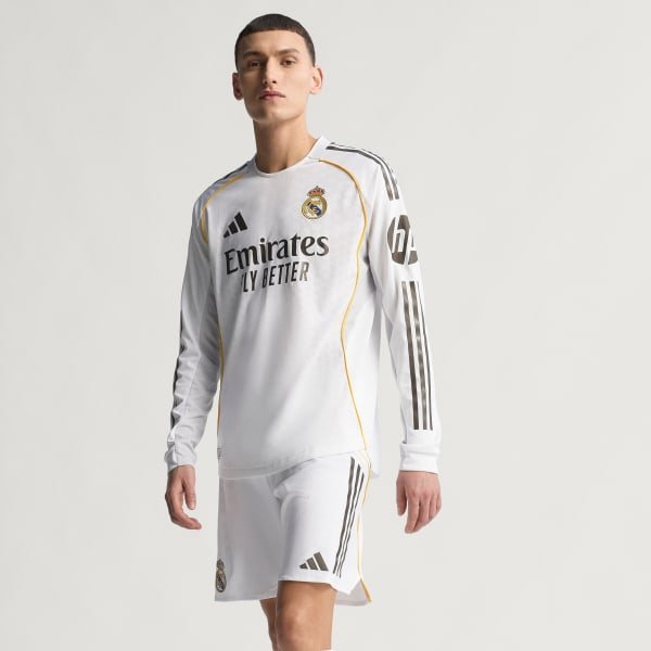 Real_Madrid_25-26_Long_Sleeve_Home_Authentic_Jersey_White_JN8866_HM1 Real Madrid 25 26 Long Sleeve Home Authentic Jersey White JN8866 HM1