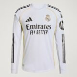 Real Madrid home long sleeves Jersey New season 2025/2026 - version player 1 Real Madrid home long sleeves Jersey New season 2025/2026 - version player