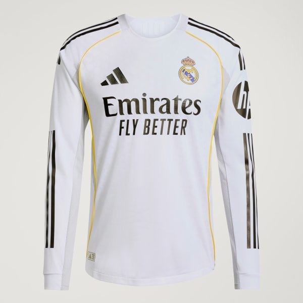 Real Madrid home long sleeves Jersey New season 2025/2026 - version player Real Madrid home long sleeves Jersey New season 2025/2026 - version player